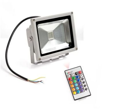 Лот: 2983678. Фото: 1. Прожектор 10W-IP65 RGB, светодиодный... Другое освещение