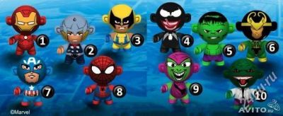 Лот: 3270914. Фото: 1. Киндер "Twistheads - Marvel Heroes... Игрушки