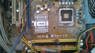 Лот: 7132098. Фото: 1. Мат. плата ASUS P5K-VM, леонардо... Материнские платы