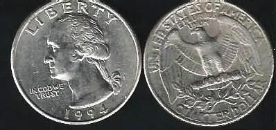 Лот: 11789933. Фото: 1. 25 центов 1994 г. США . Джордж... Америка