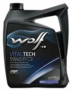 Лот: 16495067. Фото: 1. Масло WOLF VITALTECH 5W40 PI C3... Масла, жидкости