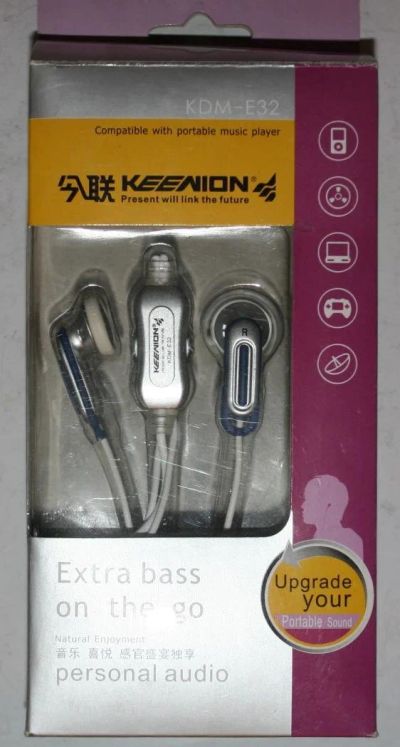 Лот: 2324782. Фото: 1. Наушники Keenion KDM-E32 для МР3. Акустические системы
