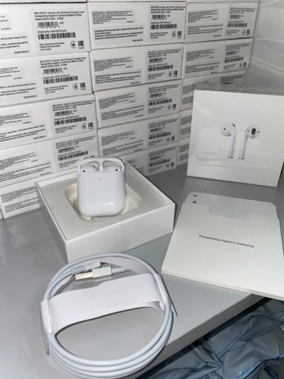 Лот: 18804195. Фото: 1. AirPods 2 Бecпpoвoдныe наушники... Наушники, гарнитуры