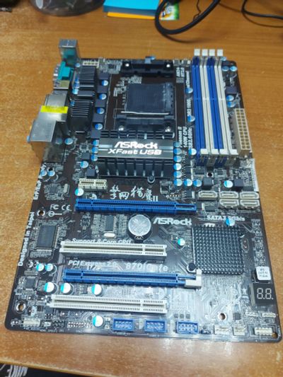 Лот: 25747159. Фото: 1. Материнская плата ASRock 870iCafe... Материнские платы