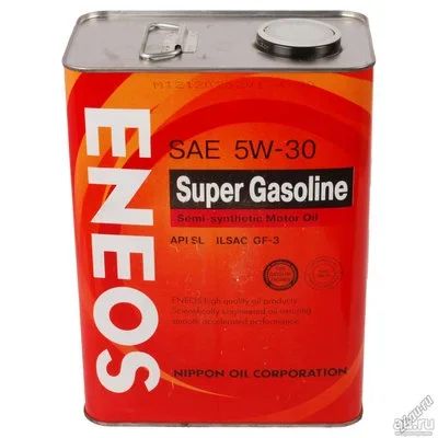 Лот: 9096480. Фото: 1. ЕNEOS Super Gasoline, 5w-30, SL... Масла, жидкости