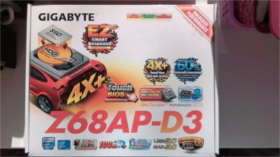 Лот: 7848261. Фото: 1. Материнская плата Gigabyte ga-z68ap-d3... Материнские платы