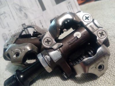 Лот: 14001392. Фото: 1. педали контактные Shimano PD-M540... Запчасти