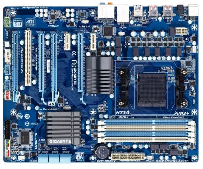 Лот: 5495362. Фото: 1. Gigabyte GA-990FXA-D3. Материнские платы