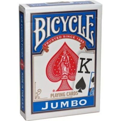 Лот: 15568052. Фото: 1. Карты Bicycle Standard Jumbo... Настольные игры, карты