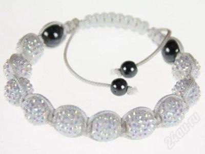 Лот: 2784852. Фото: 1. Shambala, белоснежный. Браслеты