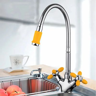 Лот: 24119557. Фото: 1. Смеситель для кухни, Frud, гибкий... Смесители