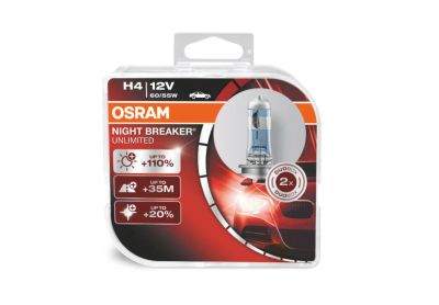 Лот: 11304705. Фото: 1. Osram H4 Night Breaker Unlimited... Оптика и освещение