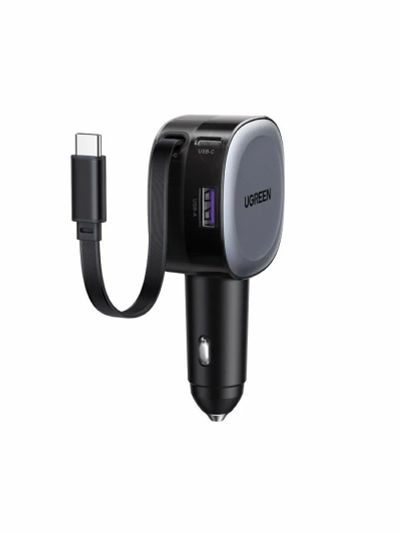 Лот: 25529711. Фото: 1. Автозарядка UGREEN EC601 (55653... Шлейфы, кабели, переходники