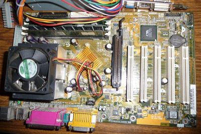 Лот: 1567444. Фото: 1. почти компьютер amd athlon 900... Материнские платы