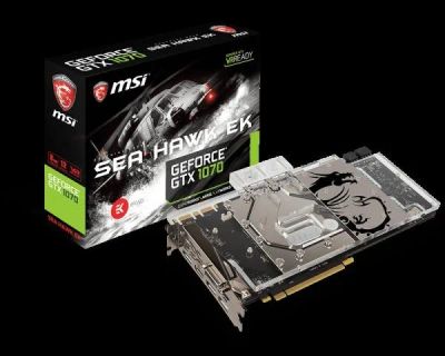 Лот: 10064531. Фото: 1. Geforce GTX 1070 Sea Hawk EK X... Видеокарты