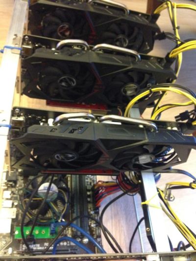 Лот: 10153941. Фото: 1. Майнинг ферма 6xGTX1060 новая... Майнинг фермы, товары для майнинга