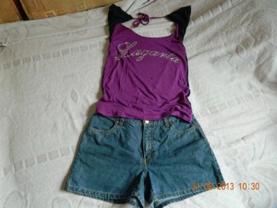 Лот: 3147913. Фото: 1. Шортики+маечка. Брюки, шорты