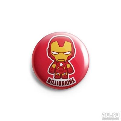 Лот: 10244815. Фото: 1. Значок комикс Marvel Железный... Сувенирные