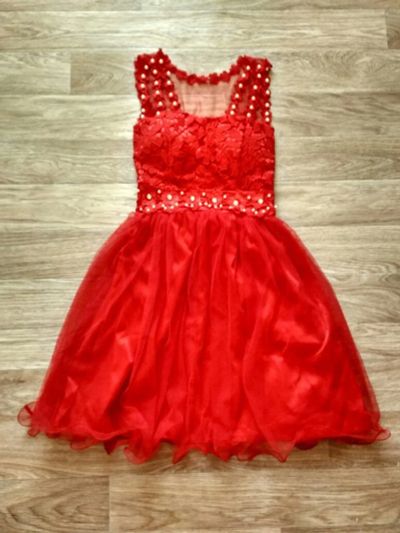 Лот: 9918638. Фото: 1. Женское красное вечернее платье... Платья