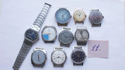 Лот: 9028283. Фото: 1. Набор из часов 10 шт. № 11. Оригинальные наручные часы