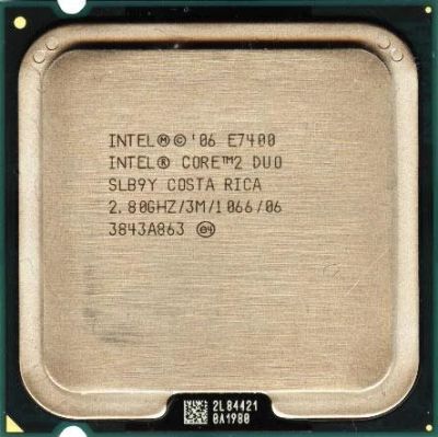 Лот: 6644668. Фото: 1. Intel Core 2 Duo E7400 2.8GHz... Процессоры