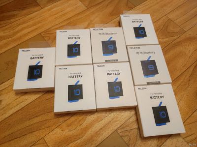 Лот: 18495838. Фото: 1. Аккумулятор Telesin 1750mAh для... Аккумуляторы, зарядные