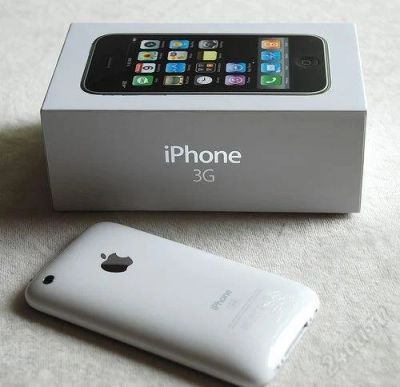 Лот: 1150351. Фото: 1. iPhone 3g 16gb(внешне идеал, белый... Смартфоны