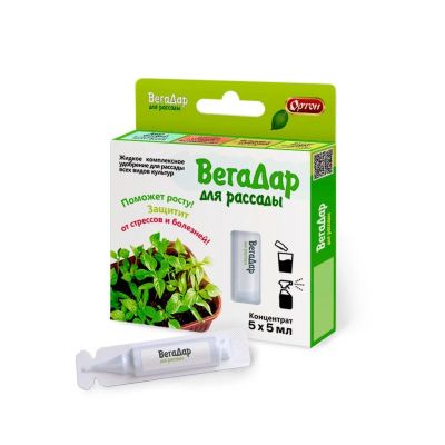 Лот: 25030340. Фото: 1. Удобрение ВегаДар, для рассады... Удобрения, химия