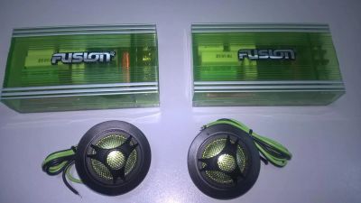 Лот: 7786181. Фото: 1. Твитеры + кроссоверы Fusion. Акустика автомобильная