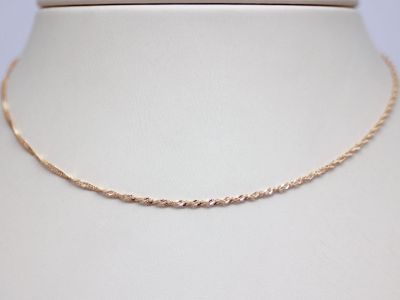 Лот: 12745078. Фото: 1. ЗОЛОТАЯ ЦЕПЬ 1,91 ГРАММ. Цепочки