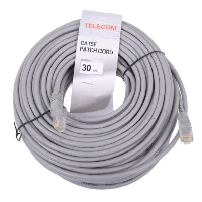 Лот: 14287102. Фото: 1. Патч-корд литой TELECOM UTP Кат... Шлейфы, кабели, переходники