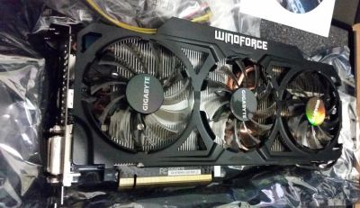 Лот: 11047490. Фото: 1. Gigabyte Geforce GTX 780 Windforce... Видеокарты