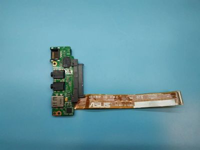 Лот: 17063871. Фото: 1. Б/У плата с разъёмами USB, LAN... Печатные платы