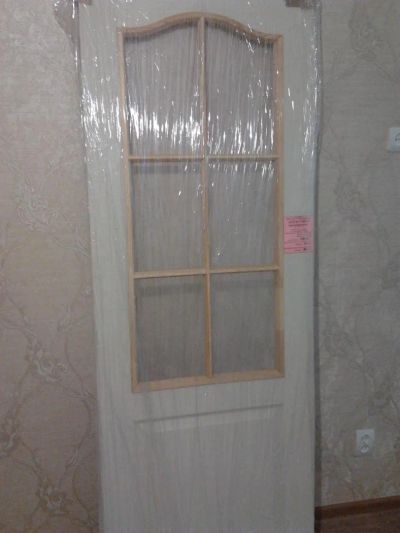 Лот: 4177247. Фото: 1. Дверь грунтованная под остекление... Двери межкомнатные