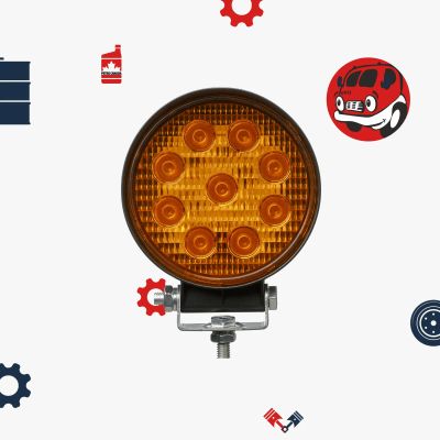 Лот: 18856127. Фото: 1. Фара LED LUMEN AMBER 27WR 9 Epistar... Оптика и освещение