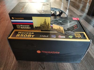 Лот: 15786109. Фото: 1. Блок питания Thermaltake Москва... Корпуса, блоки питания