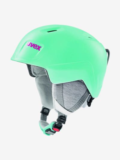 Лот: 25689842. Фото: 1. Шлем детский Uvex Manic Pro, Зеленый. Другое (спортивная одежда)