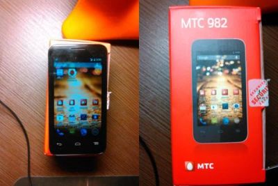 Лот: 4748774. Фото: 1. mts 982o - 2core/512mb/4gb/android... Смартфоны