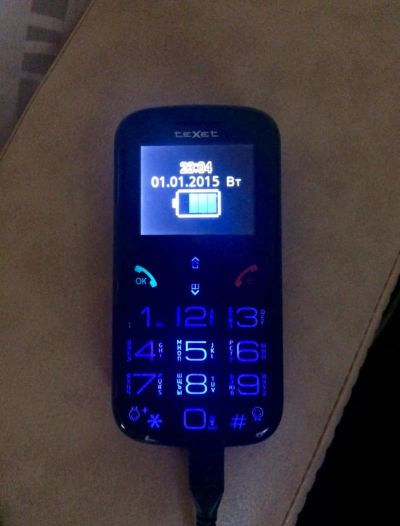 Лот: 9789680. Фото: 1. сотовый телефон Texet TM-B114. Кнопочные мобильные телефоны
