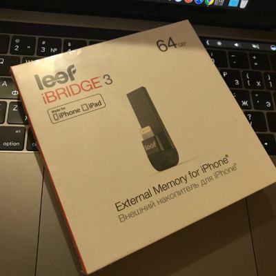 Лот: 9663197. Фото: 1. Флешка Leef iBridge 3 64Gb Lightning... USB-флеш карты