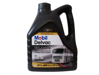 Лот: 14492939. Фото: 1. Mobil Delvac MX Extra 10W40, 4L... Масла, жидкости