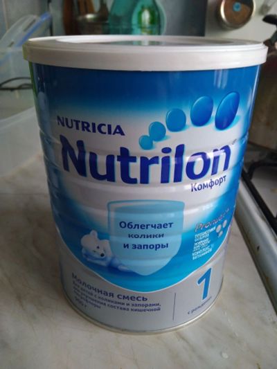 Лот: 12957768. Фото: 1. Nutrilon Комфорт 1 вес: 900г. Детское питание