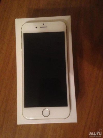 Лот: 10378067. Фото: 1. IPhone 6 16GB gold. Смартфоны