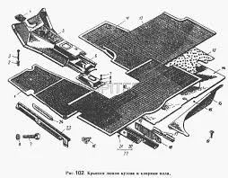 Лот: 11254019. Фото: 1. Кожух пола М-2140 мягкий /панель... Салон