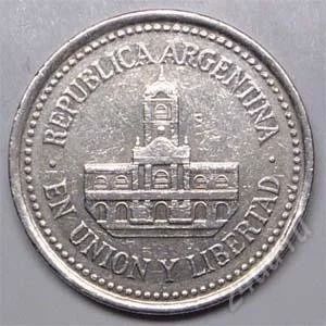 Лот: 1577241. Фото: 1. Аргентина. 25 сентаво 1994г... Америка