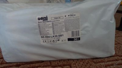 Лот: 5590641. Фото: 1. Памперсы для взрослых Seni Standard... Антисептики, защитные средства, медицинские маски