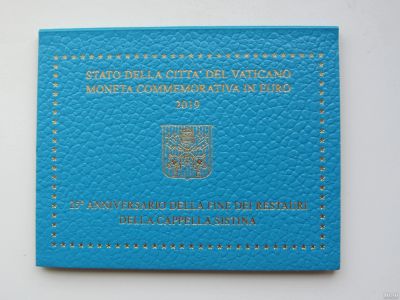Лот: 14984434. Фото: 1. Ватикан 2 евро 2019 " 25 лет завершения... Европа