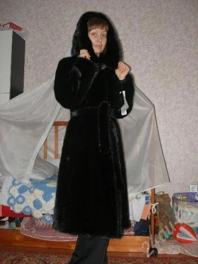 Лот: 170300. Фото: 1. новая норковая шубка с капюшоном... Верхняя одежда
