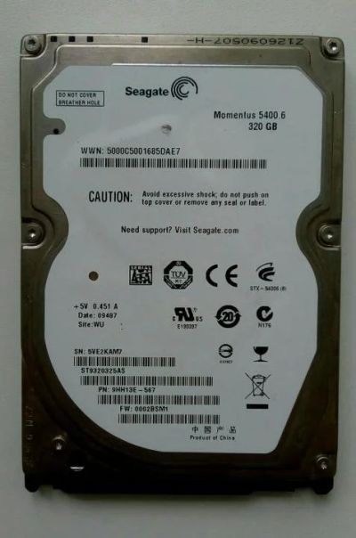 Лот: 12258471. Фото: 1. Жесткий диск для ноутбука. Жёсткие диски (HDD)