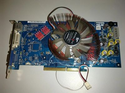 Лот: 4910698. Фото: 1. ASUS GeForce 6800 GT 350Mhz AGP... Видеокарты